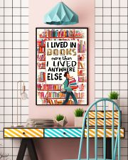 I LIVED IN BOOKS MORE THAN I LIVED ANYWHERE ELSE 11x17 Poster lifestyle-poster-6