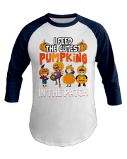 I Feed The Cutest Pumpkins In The Patch (Front) Baseball Tee tile