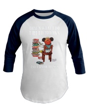That Is What I Do I Read Books And I Know Things (Front) Baseball Tee tile
