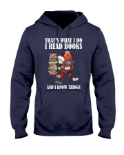 That Is What I Do I Read Books And I Know Things (Front) Hooded Sweatshirt tile