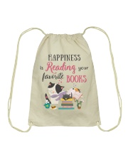 Happiness Is Reading Your Favorite Books (Front) Drawstring Bag tile