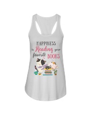 Happiness Is Reading Your Favorite Books (Front) Ladies Flowy Tank tile