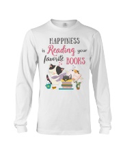 Happiness Is Reading Your Favorite Books (Front) Long Sleeve Tee tile
