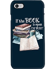 If The Book Is Open I'm Busy (Front) Phone Case tile