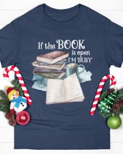 If The Book Is Open I'm Busy (Front) Classic T-Shirt custom-t-shirts-classic-lifestyle-front-358