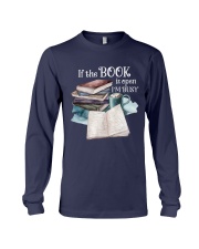 If The Book Is Open I'm Busy (Front) Long Sleeve Tee tile