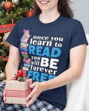 Once You Learn To Read (Front) Classic T-Shirt custom-t-shirts-classic-lifestyle-front-339