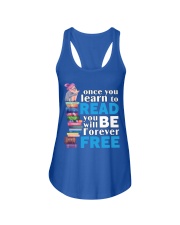 Once You Learn To Read (Front) Ladies Flowy Tank tile