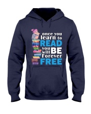 Once You Learn To Read (Front) Hooded Sweatshirt tile