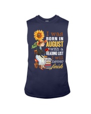 I Was Born In August With A Reading List I Will Never Finish (Front) Sleeveless Tee tile