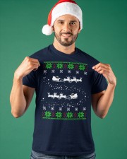 Merry Christmas Books's Reindeer (Front) Classic T-Shirt apparel-classic-tshirt-lifestyle-front-85