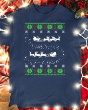 Merry Christmas Books's Reindeer (Front) Classic T-Shirt custom-t-shirts-classic-lifestyle-front-354