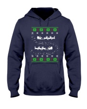 Merry Christmas Books's Reindeer (Front) Hooded Sweatshirt tile