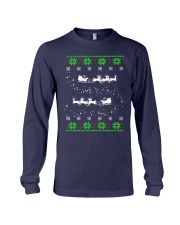 Merry Christmas Books's Reindeer (Front) Long Sleeve Tee tile