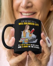 The Secret To A Well Balanced Life - A Cup Of Coffee - A Book Mug ceramic-mug-lifestyle-67