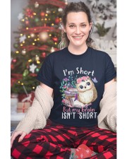 I'm Short But My Brain Isn't Short (Front) Classic T-Shirt custom-t-shirts-classic-lifestyle-front-325