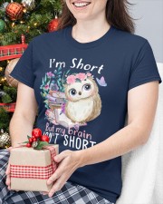 I'm Short But My Brain Isn't Short (Front) Classic T-Shirt custom-t-shirts-classic-lifestyle-front-339