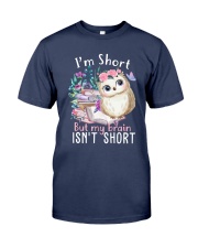 I'm Short But My Brain Isn't Short (Front) Premium Fit Mens Tee tile