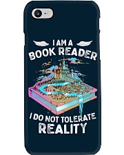 I'm A Book Reader I Do Not Tolerate Reality (Front) Phone Case tile