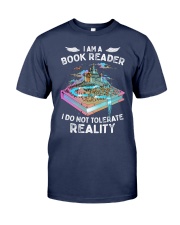 I'm A Book Reader I Do Not Tolerate Reality (Front) Premium Fit Mens Tee tile