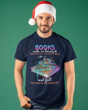 Books Make Me Homesick (Front) Classic T-Shirt apparel-classic-tshirt-lifestyle-front-84