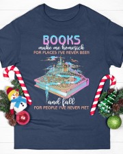 Books Make Me Homesick (Front) Classic T-Shirt custom-t-shirts-classic-lifestyle-front-358