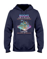 Books Make Me Homesick (Front) Hooded Sweatshirt tile