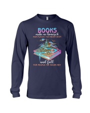 Books Make Me Homesick (Front) Long Sleeve Tee tile