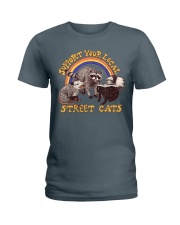 Support Your Local Street Cats Ladies T-Shirt thumbnail