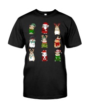 Cute Bunny Christmas Classic T-Shirt front