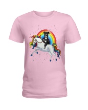 Sweet Unicorn Pitbull Ladies T-Shirt thumbnail