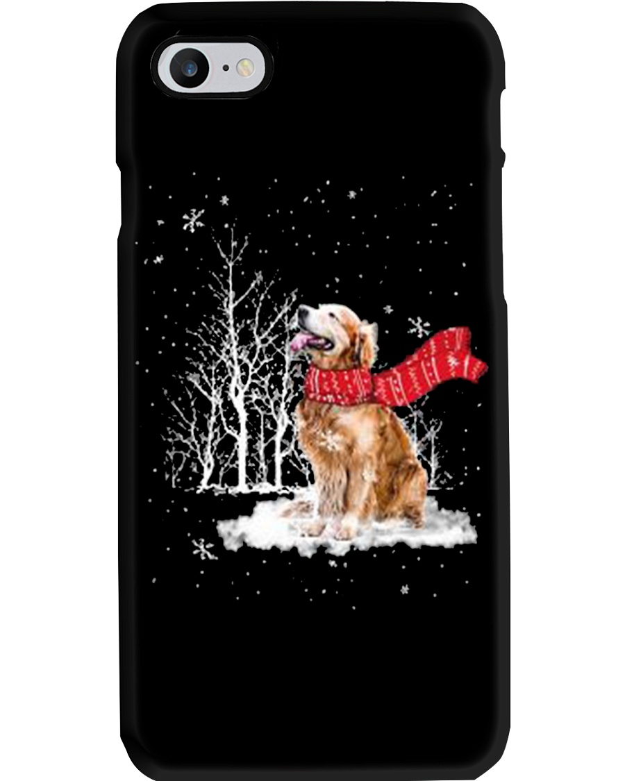 Golden Retriever Snow Phone Case