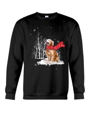 Golden Retriever Snow Crewneck Sweatshirt thumbnail