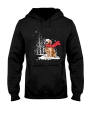 Golden Retriever Snow Hooded Sweatshirt thumbnail