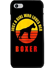 Just Girl Who Love Boxer Phone Case tile