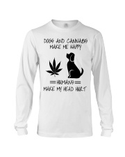 Dogs And Cannabis Happy Long Sleeve Tee thumbnail