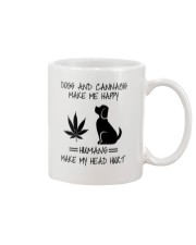 Dogs And Cannabis Happy Mug thumbnail