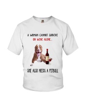 Woman Needs A Pitbull Youth T-Shirt thumbnail