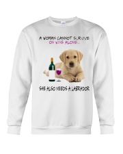 A Woman Also need A Labrador Crewneck Sweatshirt thumbnail