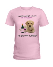 A Woman Also need A Labrador Ladies T-Shirt thumbnail