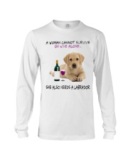 A Woman Also need A Labrador Long Sleeve Tee thumbnail