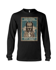 Pitbull Resting Long Sleeve Tee thumbnail