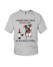 Woman Needs Pitbull Youth T-Shirt thumbnail