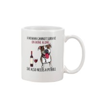 Woman Needs Pitbull Mug thumbnail