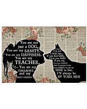 Husky Therapist Best Friend 17x11 Poster front