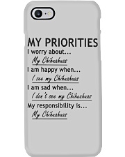 Chihuahua My Priorities Phone Case thumbnail