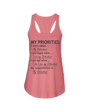 Chihuahua My Priorities Ladies Flowy Tank thumbnail