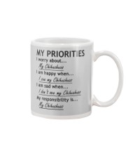 Chihuahua My Priorities Mug thumbnail