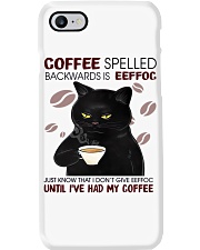 Cat Coffee Eeffoc Phone Case tile