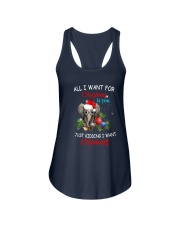 Elephant Christmas Ladies Flowy Tank thumbnail